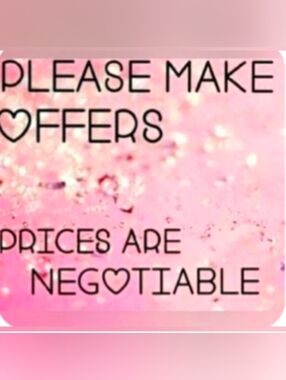 ✨Feel free to make an offer✨